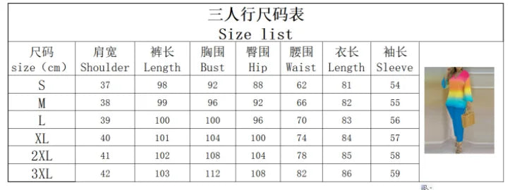 Color Block Fashion 2-Piece Set