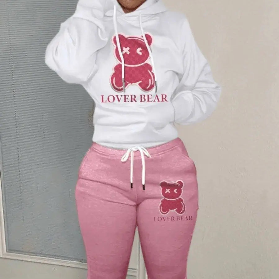 Cartoon Bear Printed Set