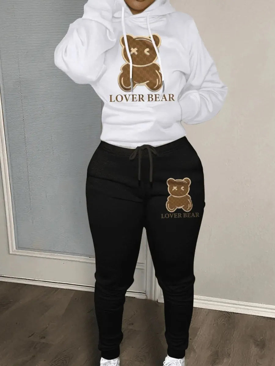 Cartoon Bear Printed Set