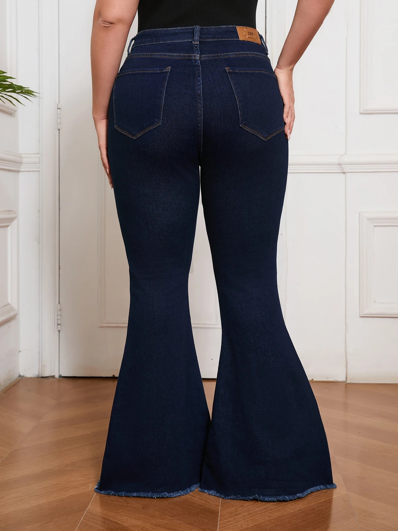 Curvy Fit High Waisted Flared Jeans