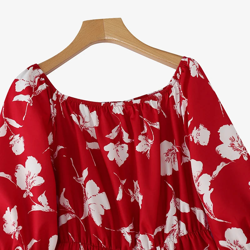 Bohemian Floral Printed Maxi Dresses