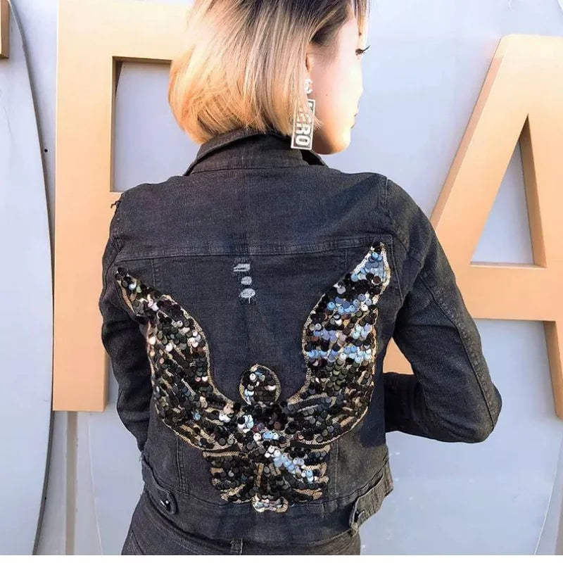 Fashion Denim Pants Set