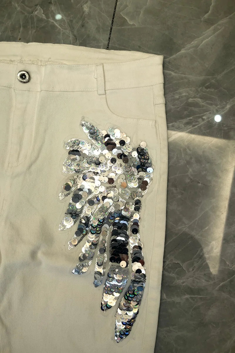 Fashion Denim Pants Set